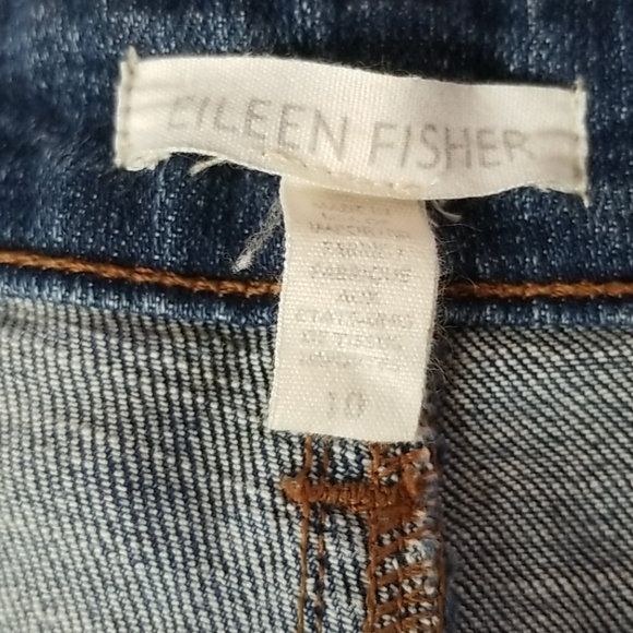 EILEEN FISHER  blue jeans - Picture 3 of 4